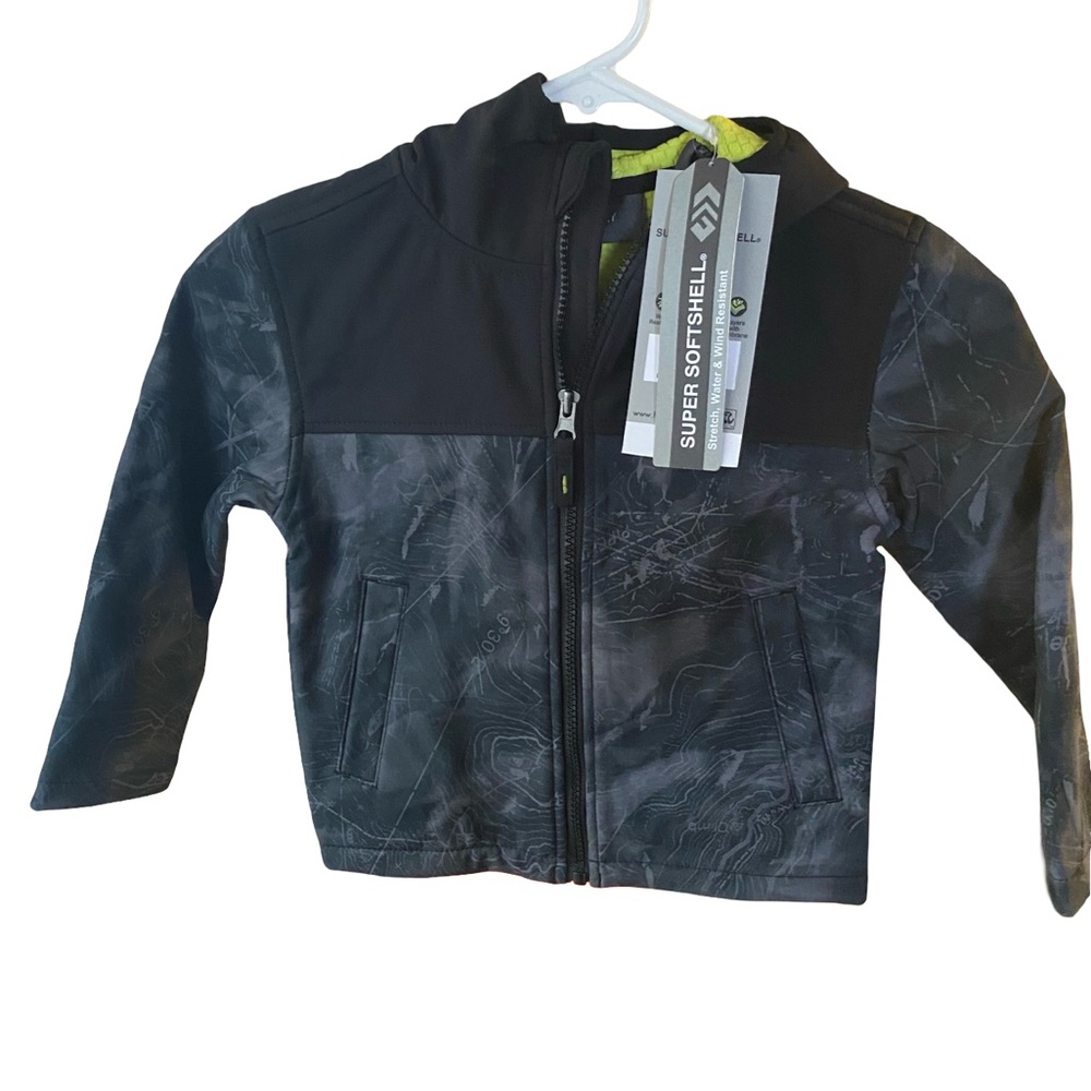 Black and Gray Super Softshell Jacket